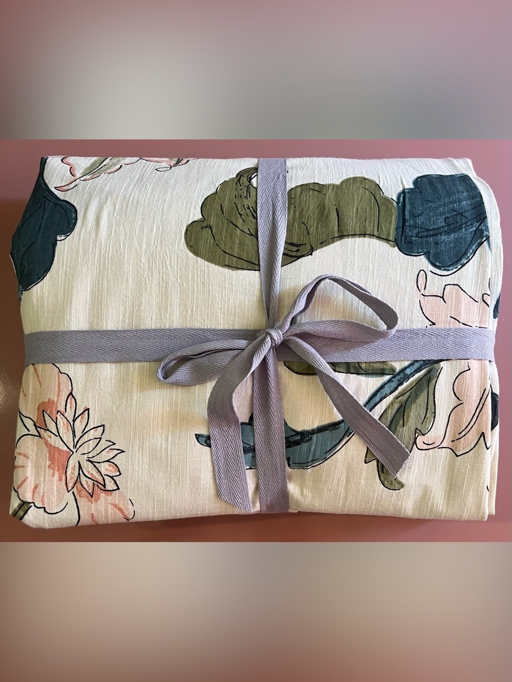 Anthropologie The Printed Cotton-Slub Duvet, Hattie - Picture 8 of 10
